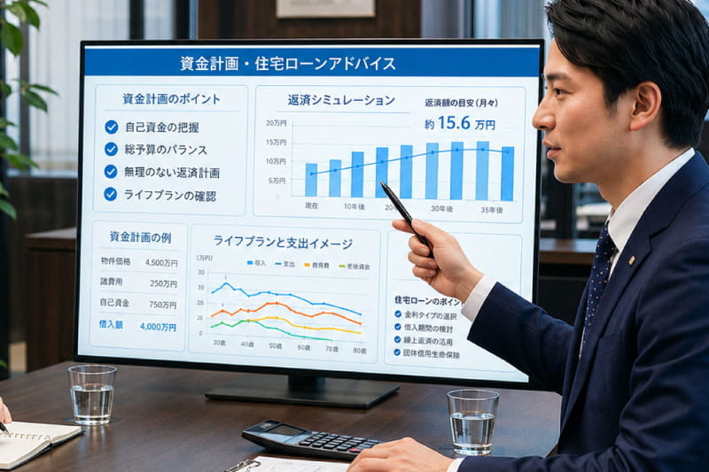 資金計画・住宅ローンアドバイス
